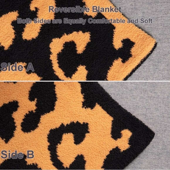 Luxury Leopard Throw Blanket - Picture 2 of 2